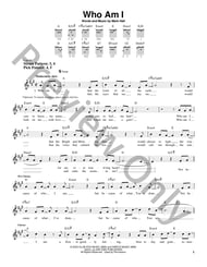 Who Am I Guitar and Fretted sheet music cover